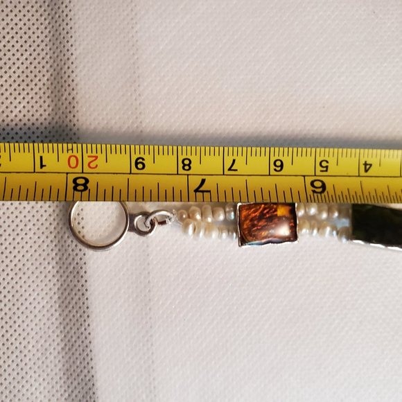 Set of Handmade Southwestern Bracelet and Earrings - Picture 3 of 5